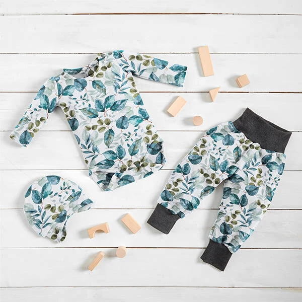 Cotton Jersey Eucalyptus Leaves Digital Print – Offwhite 8 Cotton Jersey Eucalyptus Leaves Digital Print – Offwhite - Image 6