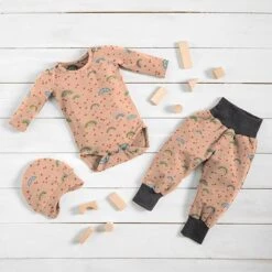 Cotton Jersey Leopard Print Rainbow – Apricot -Tailor Supplies Sales Store BSZ428 7