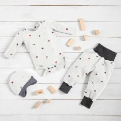 Cotton Jersey Small Vegetables – Offwhite -Tailor Supplies Sales Store BSZ428 87