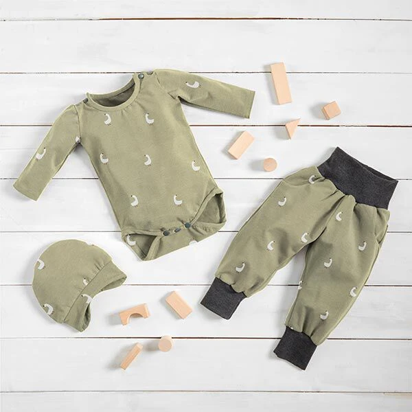 Cotton Jersey Cute Geese – Pistachio 9 Cotton Jersey Cute Geese – Pistachio - Image 7