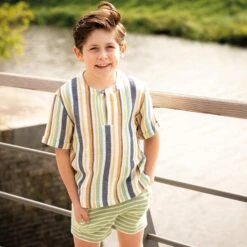 Terry Cloth Jersey Stripes – Pistachio 13 Terry Cloth Jersey Stripes – Pistachio -Tailor Supplies Sales Store LB01