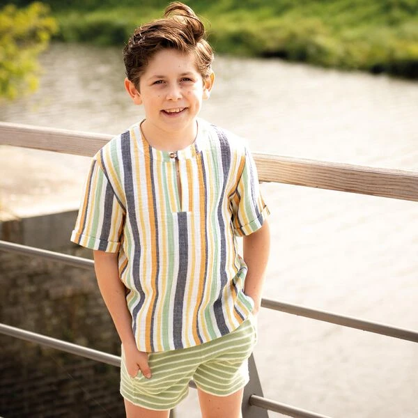 Terry Cloth Jersey Stripes – Pistachio 8 Terry Cloth Jersey Stripes – Pistachio - Image 6