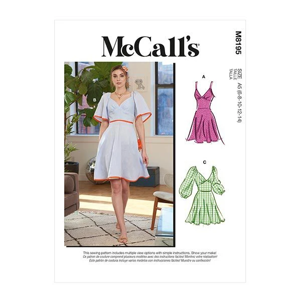 Dress | McCalls 8195 | 42-50 3 Dress | McCalls 8195 | 42-50