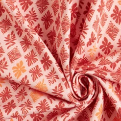 GOTS Cotton Jersey Shamrock | Tula – Pink/terracotta -Tailor Supplies Sales Store SZ00 106