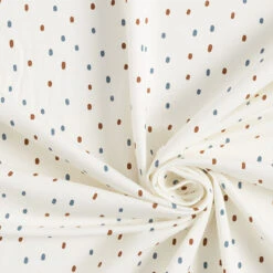 Cotton Jersey Brushstroke Blobs– Offwhite -Tailor Supplies Sales Store SZ00 133