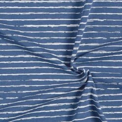 Cotton Jersey Scribble Stripes – Denim Blue 9 Cotton Jersey Scribble Stripes – Denim Blue -Tailor Supplies Sales Store SZ00 145