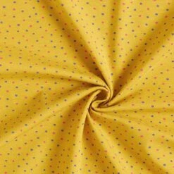 Cotton Jersey Colourful Little Dots – Curry Yellow -Tailor Supplies Sales Store SZ00 161