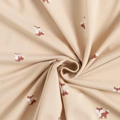 Cotton Jersey Little Foxes – Sand 11 Cotton Jersey Little Foxes – Sand -Tailor Supplies Sales Store SZ00 200