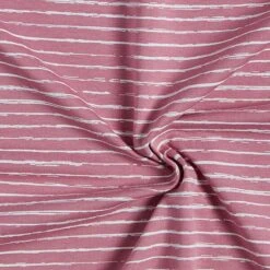 Cotton Jersey Scribble Stripes – Dusky Pink -Tailor Supplies Sales Store SZ00 226