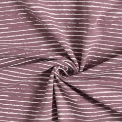 Cotton Jersey Scribble Stripes – Aubergine -Tailor Supplies Sales Store SZ00 258