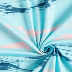 GOTS Cotton Jersey Corn Silk | Tula – Aqua Blue/petrol -Tailor Supplies Sales Store SZ00 260