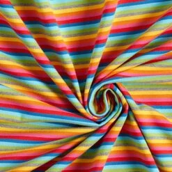 Cotton Jersey Rainbow Ringlets | By Poppy -Tailor Supplies Sales Store SZ00 261