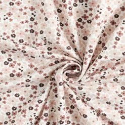 Cotton Jersey Cute Little Flowers – Offwhite -Tailor Supplies Sales Store SZ00 283