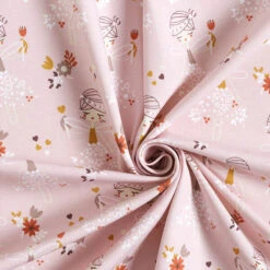 Cotton Jersey Flower Fairy – Rosé 9 Cotton Jersey Flower Fairy – Rosé -Tailor Supplies Sales Store SZ00 288