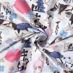 Cotton Jersey Manga World Digital Print – Silver Grey 11 Cotton Jersey Manga World Digital Print – Silver Grey -Tailor Supplies Sales Store SZ00 294