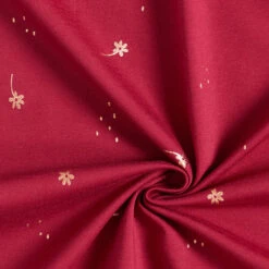Cotton Jersey Flowers Foil Print – Burgundy/copper 10 Cotton Jersey Flowers Foil Print – Burgundy/copper -Tailor Supplies Sales Store SZ00 300