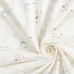 Cotton Jersey Baby Dinosaurs– Offwhite -Tailor Supplies Sales Store SZ00 33