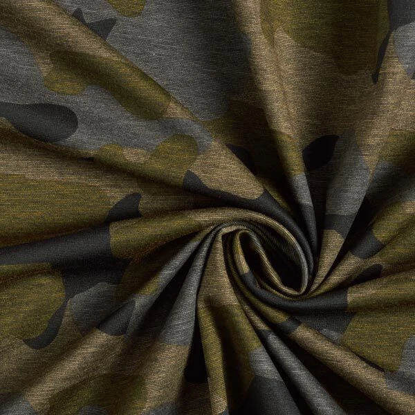 Large Camouflage Ponte Roma – Dark Grey/dark Olive 5 Large Camouflage Ponte Roma – Dark Grey/dark Olive - Image 3