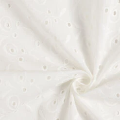 Vines Broderie Anglaise Cotton – White 9 Vines Broderie Anglaise Cotton – White -Tailor Supplies Sales Store SZ00 360