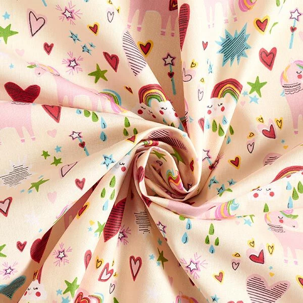 Coated Cotton Fabulous Horses – Light Beige/pink 5 Coated Cotton Fabulous Horses – Light Beige/pink - Image 3