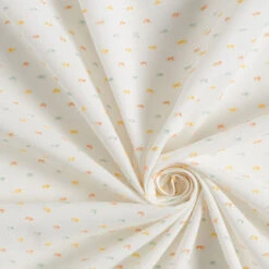 Fine Cotton Batiste Colourful Dobby Stripes – White -Tailor Supplies Sales Store SZ00 383