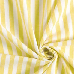 Cotton Linen Blend Vertical Stripes – White/yellow -Tailor Supplies Sales Store SZ00 388