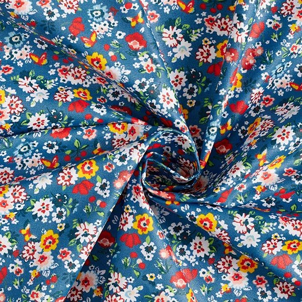 Coated Cotton Cute Flowers – Royal Blue 5 Coated Cotton Cute Flowers – Royal Blue - Image 3