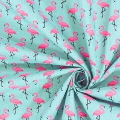 Flamingo Coated Cotton -Tailor Supplies Sales Store SZ00 415