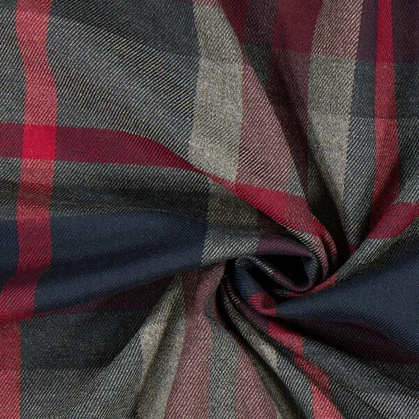 Stretch Tartan – Grey 4 Stretch Tartan – Grey - Image 2