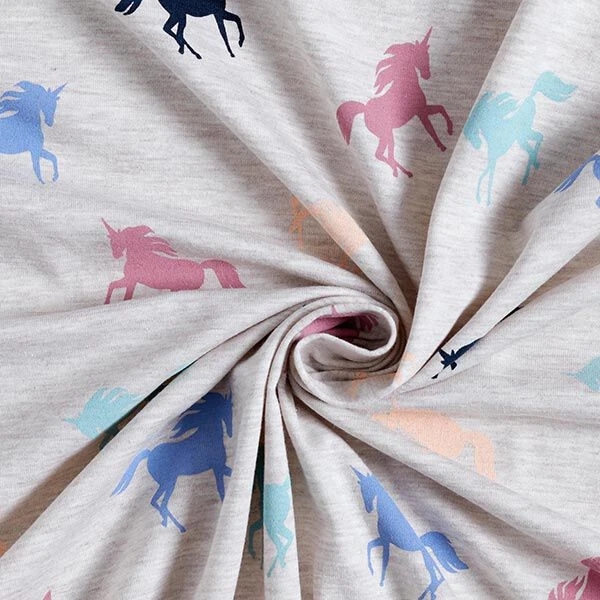 Cotton Jersey Unicorns – Natural 6 Cotton Jersey Unicorns – Natural - Image 4