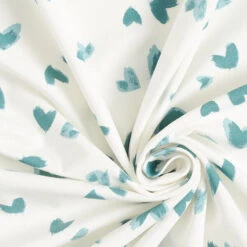 Cotton Jersey Painted Hearts – Offwhite/reed 10 Cotton Jersey Painted Hearts – Offwhite/reed -Tailor Supplies Sales Store SZ00 48