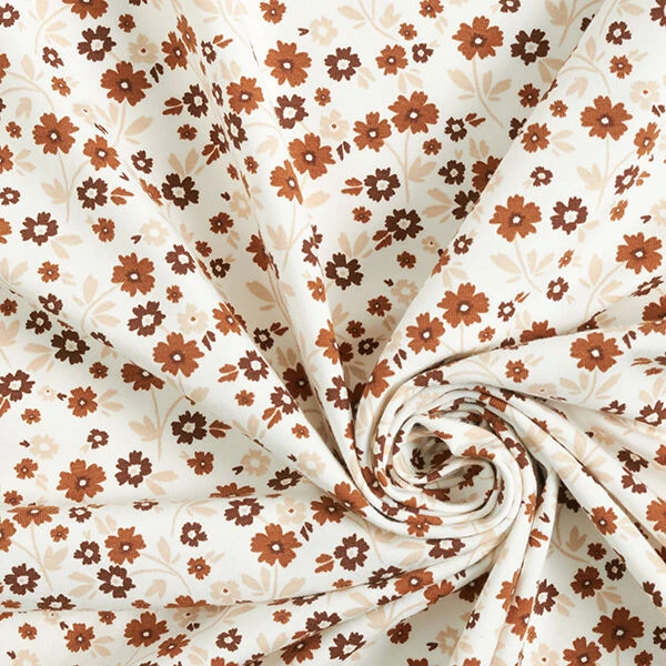 Cotton Jersey Flowers In The Meadow– Offwhite 5 Cotton Jersey Flowers In The Meadow– Offwhite - Image 3
