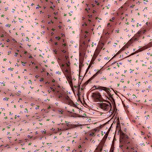 Millefleur Cotton Jersey – Dusky Pink 5 Millefleur Cotton Jersey – Dusky Pink - Image 3