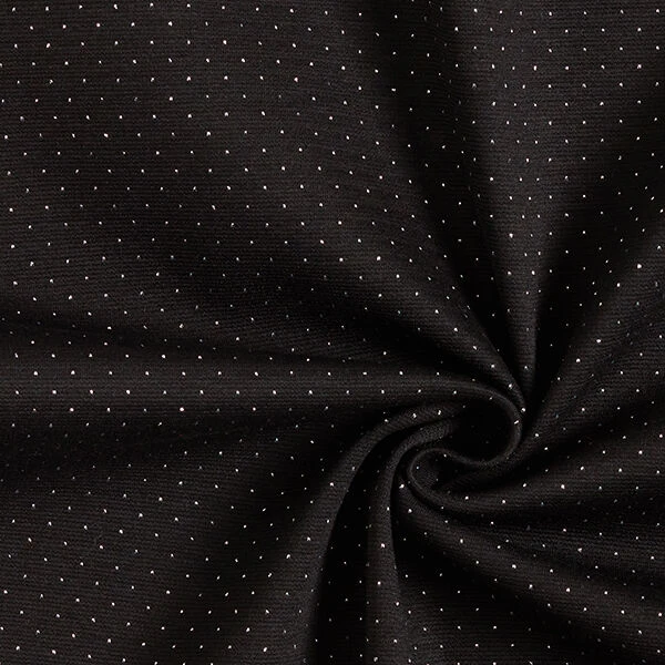 Spotty Lurex Romanit Jersey – Black 5 Spotty Lurex Romanit Jersey – Black - Image 3