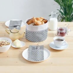 Coated Cotton Little Fans – Denim Blue 14 Coated Cotton Little Fans – Denim Blue -Tailor Supplies Sales Store SZ33 1