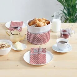 Coated Cotton Little Fans – Carmine 14 Coated Cotton Little Fans – Carmine -Tailor Supplies Sales Store SZ33 3