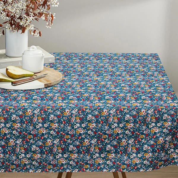 Coated Cotton Cute Flowers – Royal Blue 8 Coated Cotton Cute Flowers – Royal Blue - Image 6