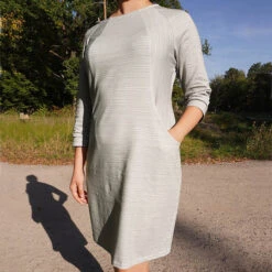 Narrow Stripes Cotton Jersey – Light Grey 15 Narrow Stripes Cotton Jersey – Light Grey -Tailor Supplies Sales Store UGS02 2