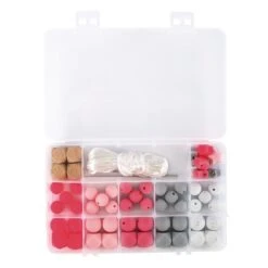 Silicone Bead Box | Rayher – Pink -Tailor Supplies Sales Store ZB01 1075