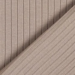Plain Ribbed Jersey – Medium Brown -Tailor Supplies Sales Store ZB01 11