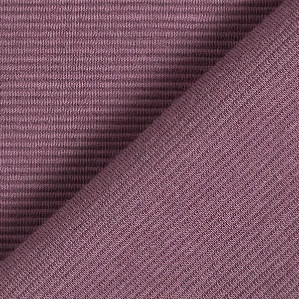 Ottoman Ribbed Jersey Plain – Aubergine 5 Ottoman Ribbed Jersey Plain – Aubergine - Image 3
