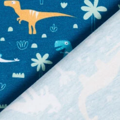 Dino World Cotton Jersey | PETIT CITRON – Petrol -Tailor Supplies Sales Store ZB01 129