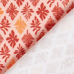 GOTS Cotton Jersey Shamrock | Tula – Pink/terracotta -Tailor Supplies Sales Store ZB01 141
