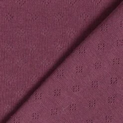 Fine Jersey Knit With Openwork – Aubergine -Tailor Supplies Sales Store ZB01 147