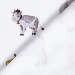 Organic Cotton Jersey Farmyard Digital Print – Offwhite 10 Organic Cotton Jersey Farmyard Digital Print – Offwhite -Tailor Supplies Sales Store ZB01 148