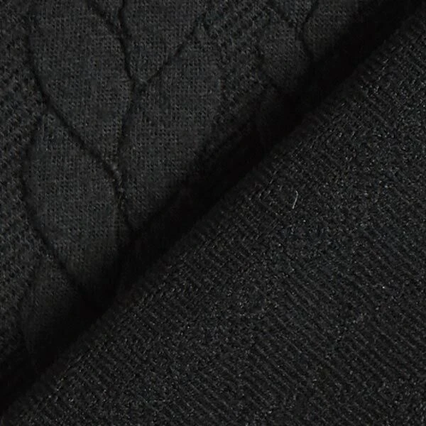 Cabled Cloque Jacquard Jersey – Black 6 Cabled Cloque Jacquard Jersey – Black - Image 4