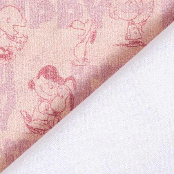 GOTS Cotton Jersey Happy Snoopy | Peanuts (TM) – Dusky Pink 6 GOTS Cotton Jersey Happy Snoopy | Peanuts (TM) – Dusky Pink - Image 4