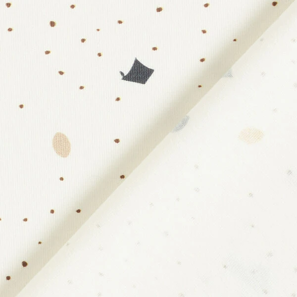 GOTS Cotton Jersey Terrazzo | Tula – Offwhite/dark Brown 6 GOTS Cotton Jersey Terrazzo | Tula – Offwhite/dark Brown - Image 4