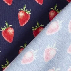 Cotton Jersey Strawberries Digital Print | STENZO – Navy Blue/fire Red -Tailor Supplies Sales Store ZB01 185