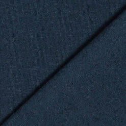 Plain Cotton Linen Blend Jersey – Navy Blue 11 Plain Cotton Linen Blend Jersey – Navy Blue -Tailor Supplies Sales Store ZB01 196